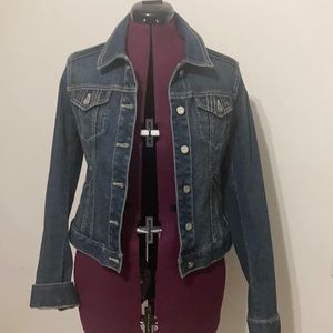 White House Black Market Jean Jacket Sz6